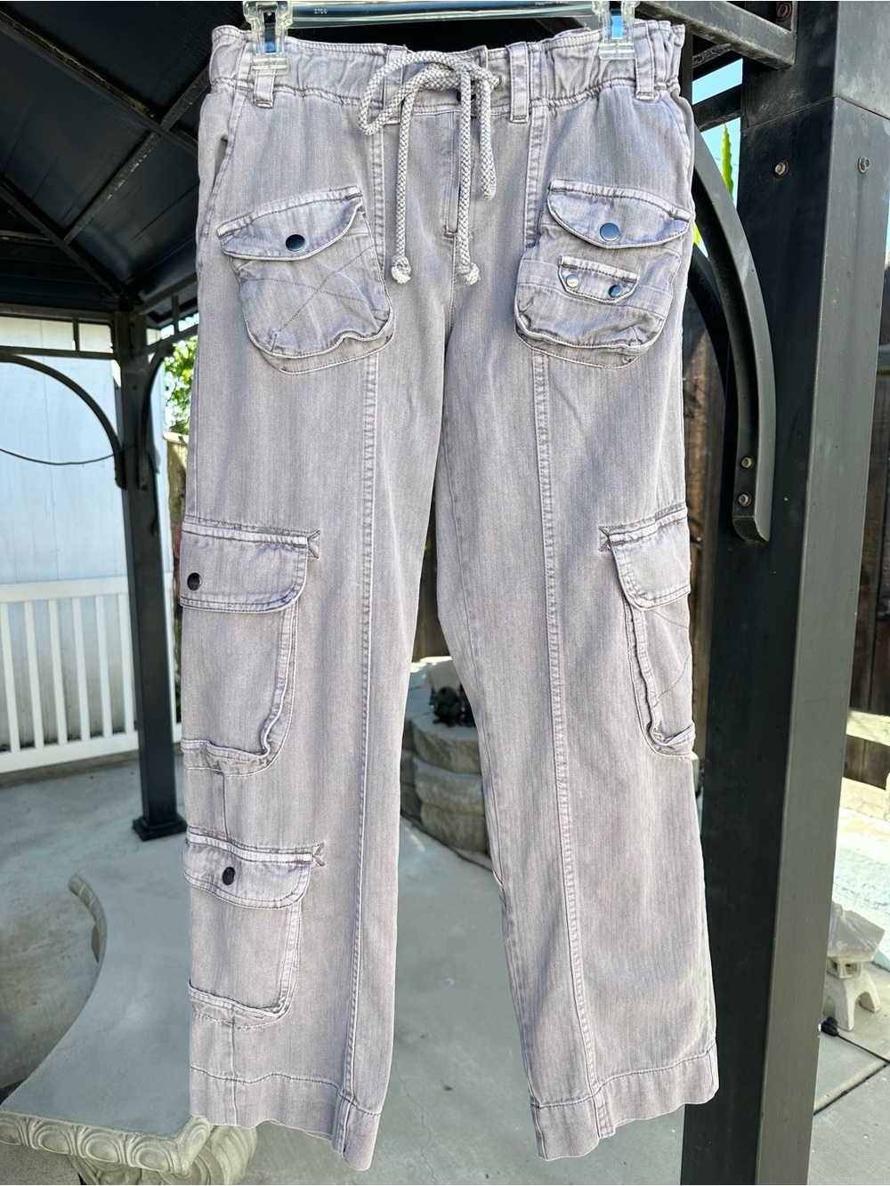 FREE PEOPLE ASHBLOWN TAHITI CARGO PANTS SIZE XS!! LIKE NEW!! - Picture 4 of 8